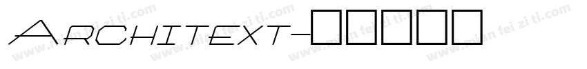 Architext字体转换