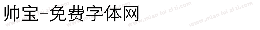 帅宝字体转换