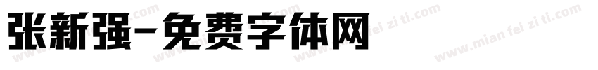 张新强字体转换