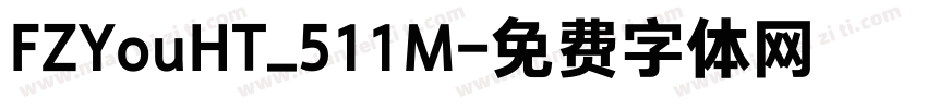 FZYouHT_511M字体转换