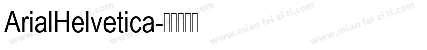 ArialHelvetica字体转换