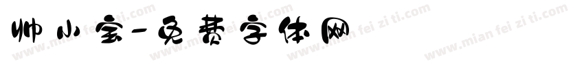 帅小宝字体转换