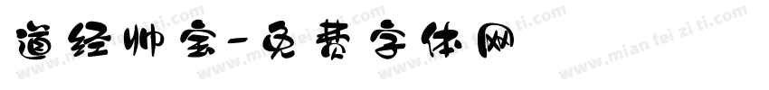 道经帅宝字体转换