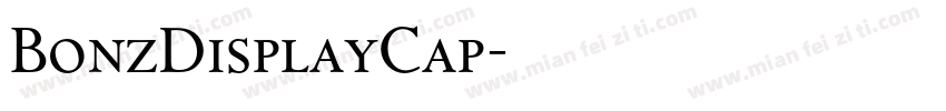 BonzDisplayCap字体转换
