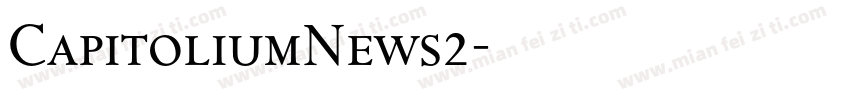 CapitoliumNews2字体转换