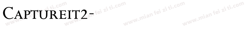Captureit2字体转换