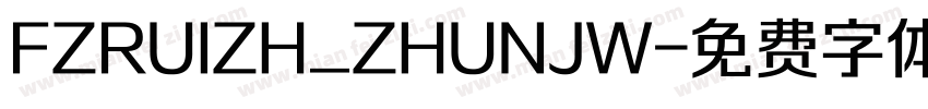 FZRUIZH_ZHUNJW字体转换