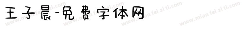 王子晨字体转换