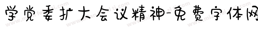 学党委扩大会议精神字体转换
