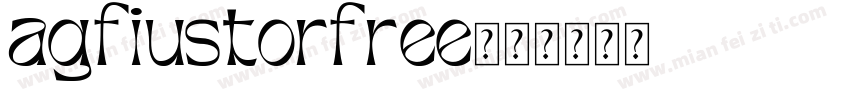 agfiustorfree字体转换