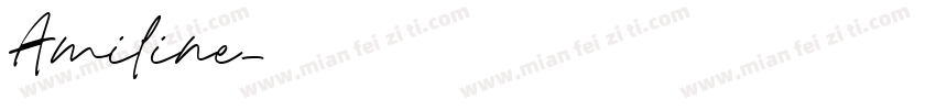 Amiline字体转换