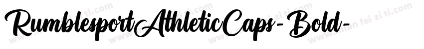 RumblesportAthleticCaps-Bold字体转换