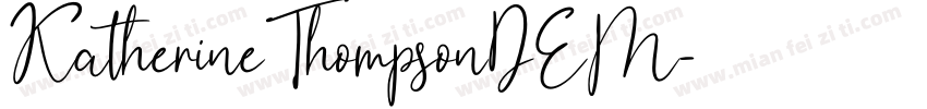 KatherineThompsonDEM字体转换