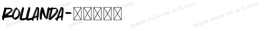 Rollanda字体转换