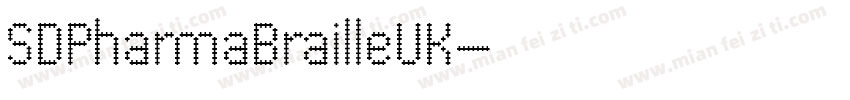 SDPharmaBrailleUK字体转换
