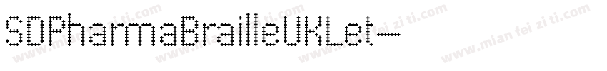 SDPharmaBrailleUKLet字体转换