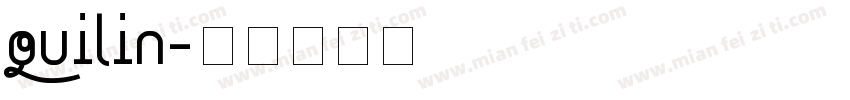Quilin字体转换