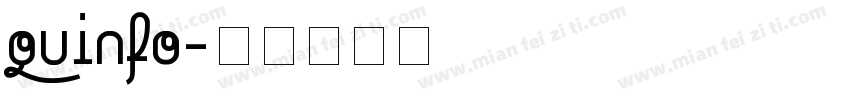 Quinfo字体转换
