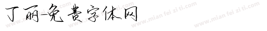 丁丽字体转换