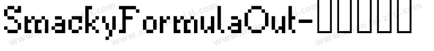 SmackyFormulaOut字体转换
