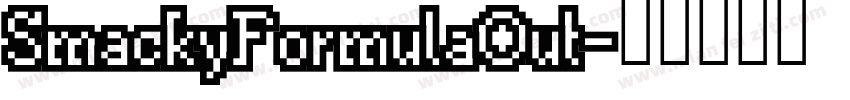 SmackyFormulaOut字体转换