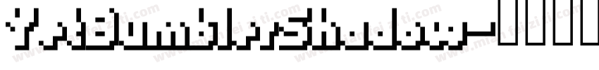 YetBumblerShadow字体转换