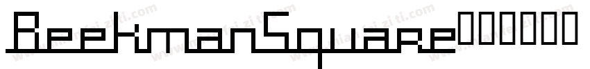 BeekmanSquare字体转换