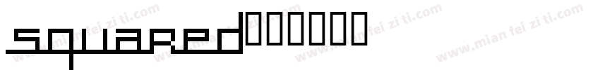 squared字体转换