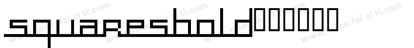 squaresbold字体转换