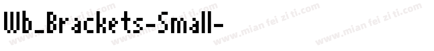 Wb_Brackets-Small字体转换