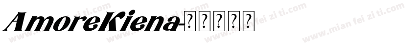 AmoreKiena字体转换