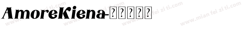 AmoreKiena字体转换