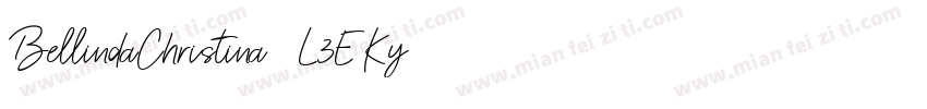 BellindaChristina-L3EKy字体转换
