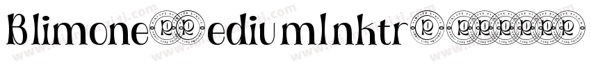 Blimone-MediumInktra字体转换