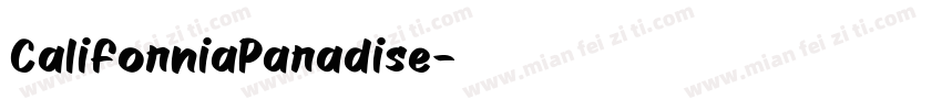 CaliforniaParadise字体转换