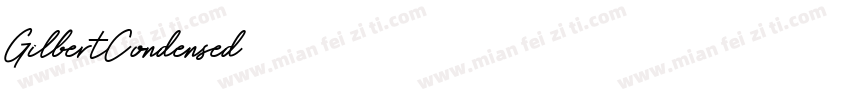 GilbertCondensed字体转换