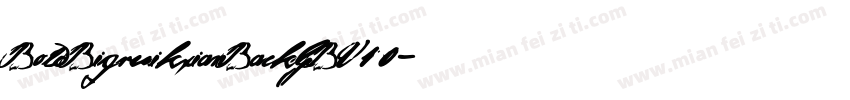 BoldBigruikxianBackGBV10字体转换