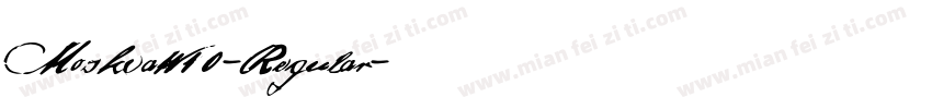 MoskvaW10-Regular字体转换