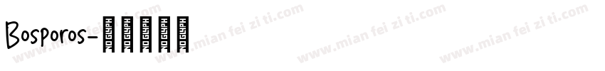 Bosporos字体转换
