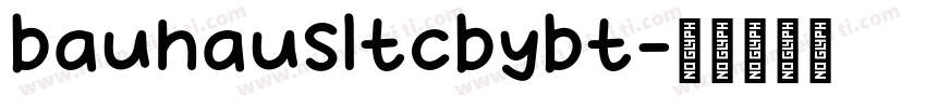 bauhausltcbybt字体转换