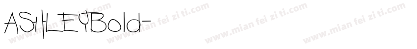 ASHLEYBold字体转换