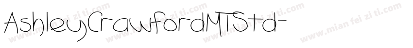 AshleyCrawfordMTStd字体转换