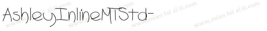 AshleyInlineMTStd字体转换