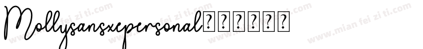 Mollysansxepersonal字体转换