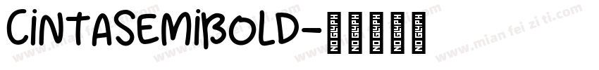 CintaSemibold字体转换