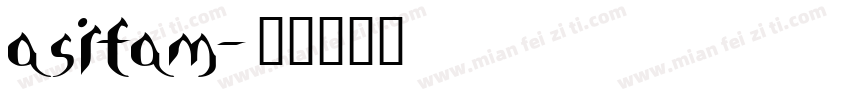 asitam字体转换