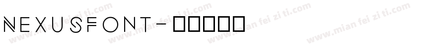 NexusFont字体转换