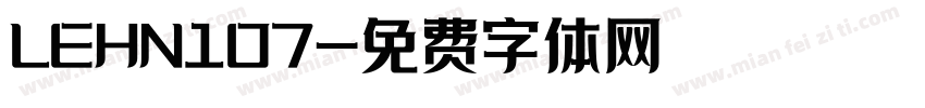 LEHN107字体转换
