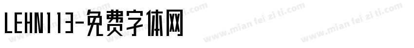 LEHN113字体转换