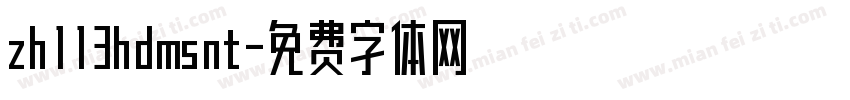 zh113hdmsnt字体转换